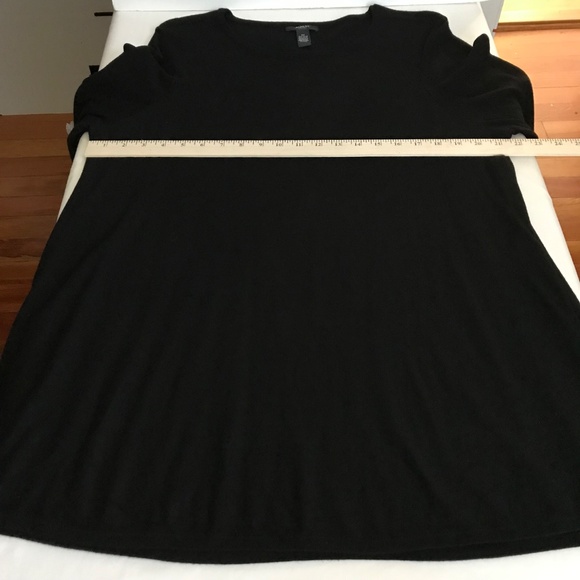 ALFANI Sweater Black with White Tulle Flowers Women’s 2X - Picture 10 of 16